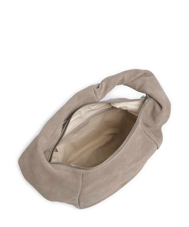 Liebeskind Farrah II Hydro Suede M Beuteltasche neutral grey
