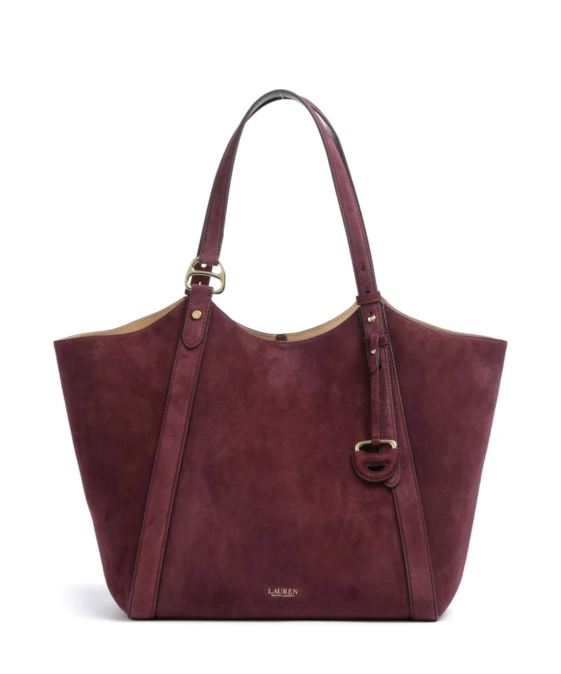 Lauren Ralph Lauren Tasha Large Shopper dark garnet