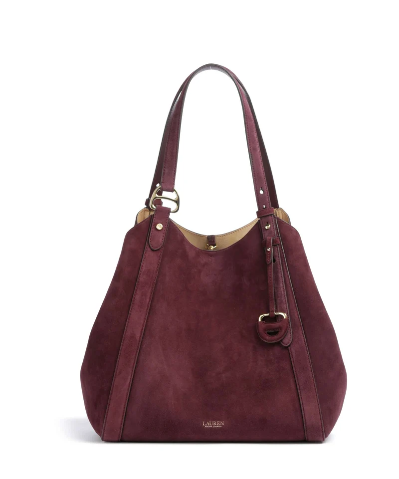 Lauren Ralph Lauren Tasha Large Shopper dark garnet