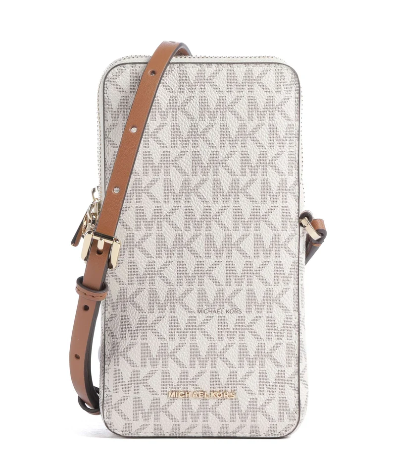 Michael Kors Jet Set Small Handytasche vanilla/acorn
