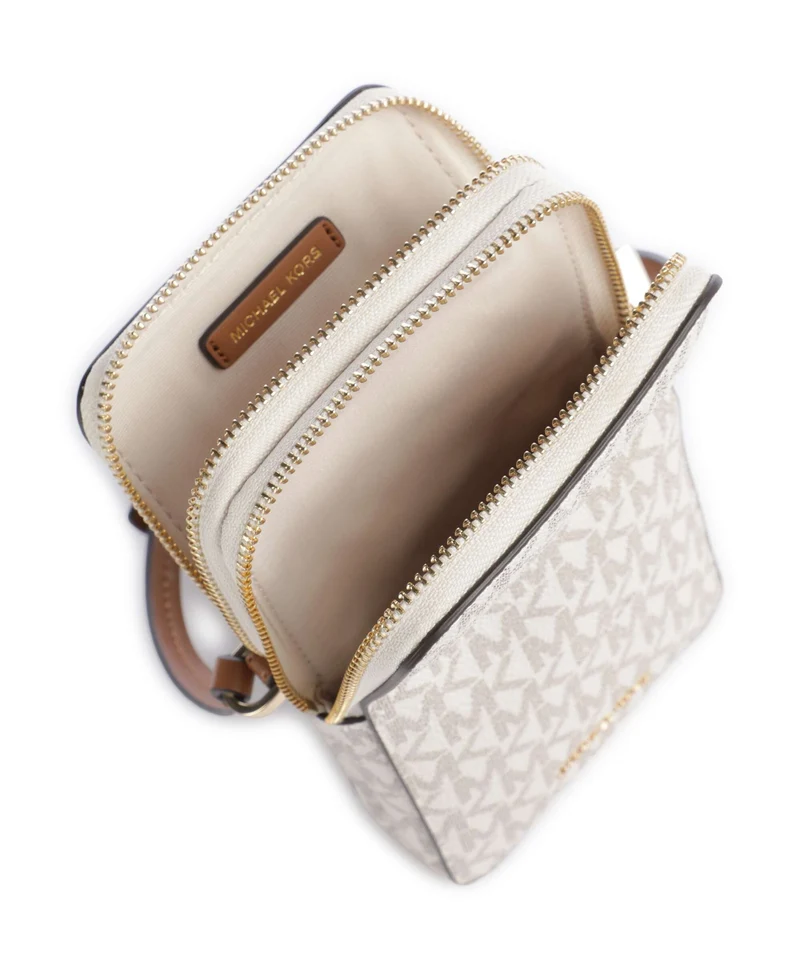 Michael Kors Jet Set Small Handytasche vanilla/acorn