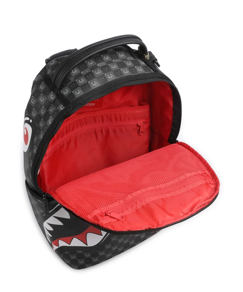 Sprayground Sharks In Paris Wtf Bubbly Black Check Rucksack multicolour