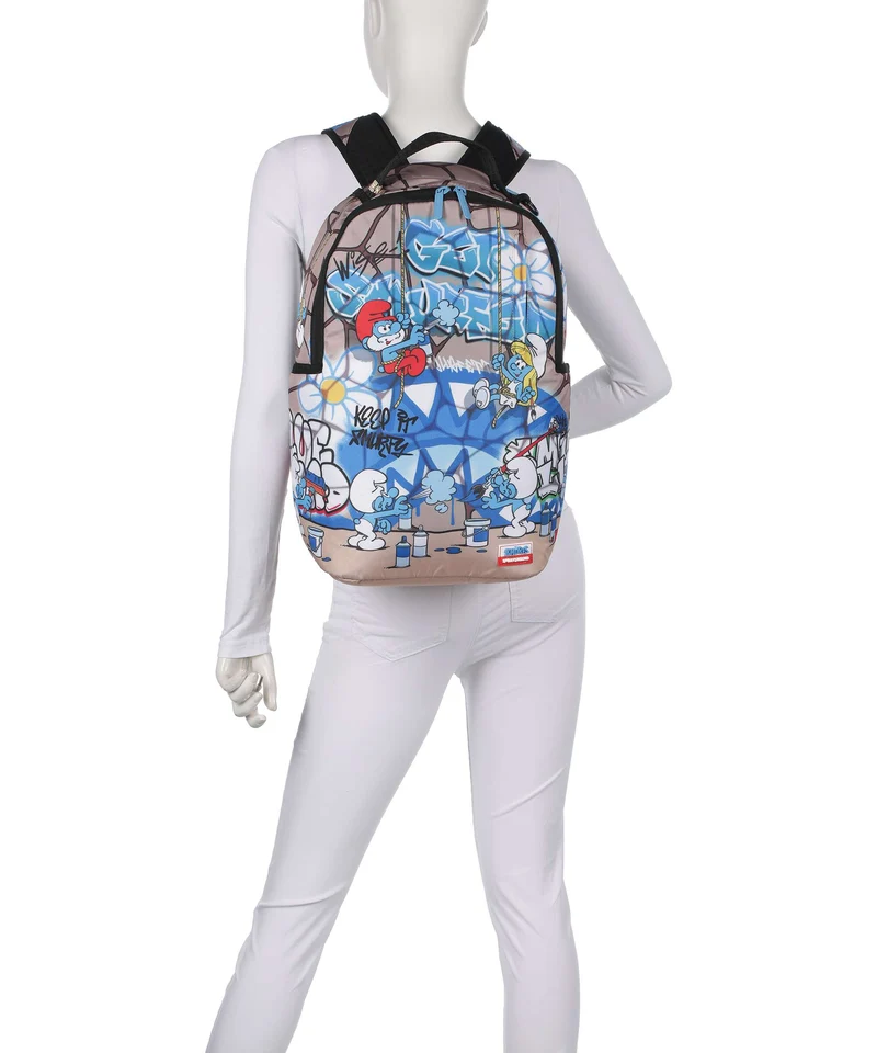 Sprayground Smurfs Art Party Rucksack multicolour