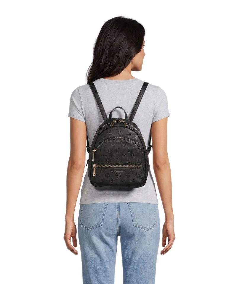 Guess Manhattan II Rucksack black logo