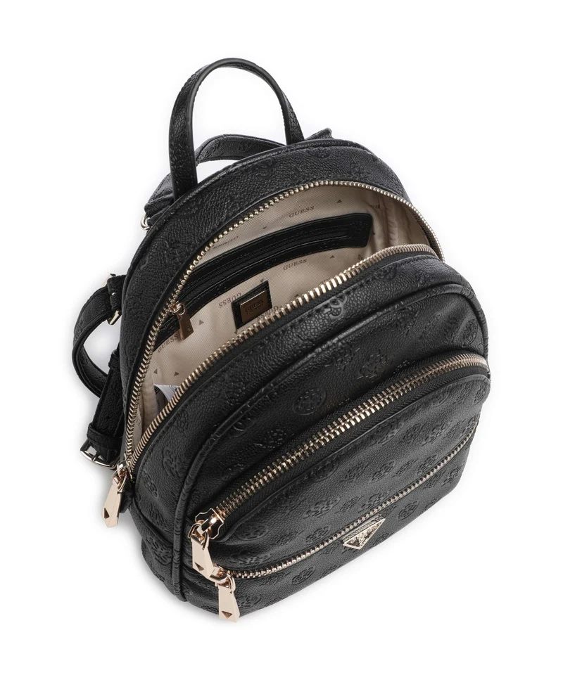 Guess Manhattan II Rucksack black logo