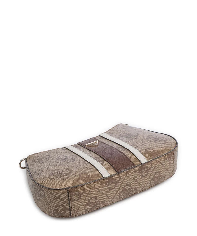 Guess Noelle II Schultertasche latte logo/brown
