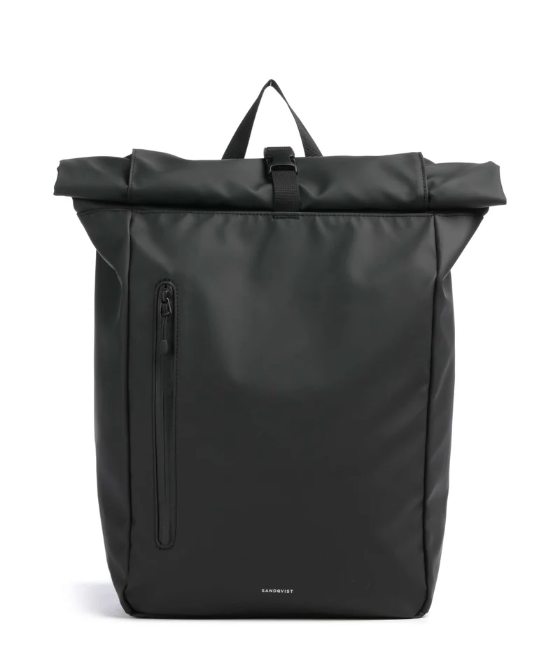 Sandqvist Stream Rolltop Rucksack black