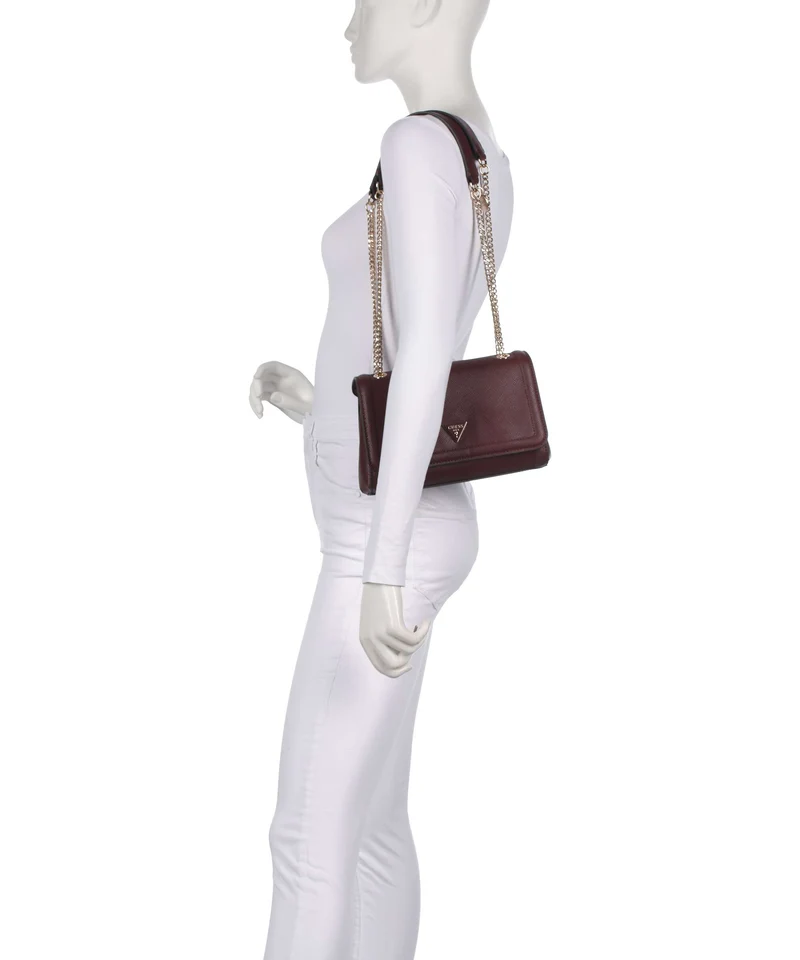 Guess Noelle II Schultertasche burgundy