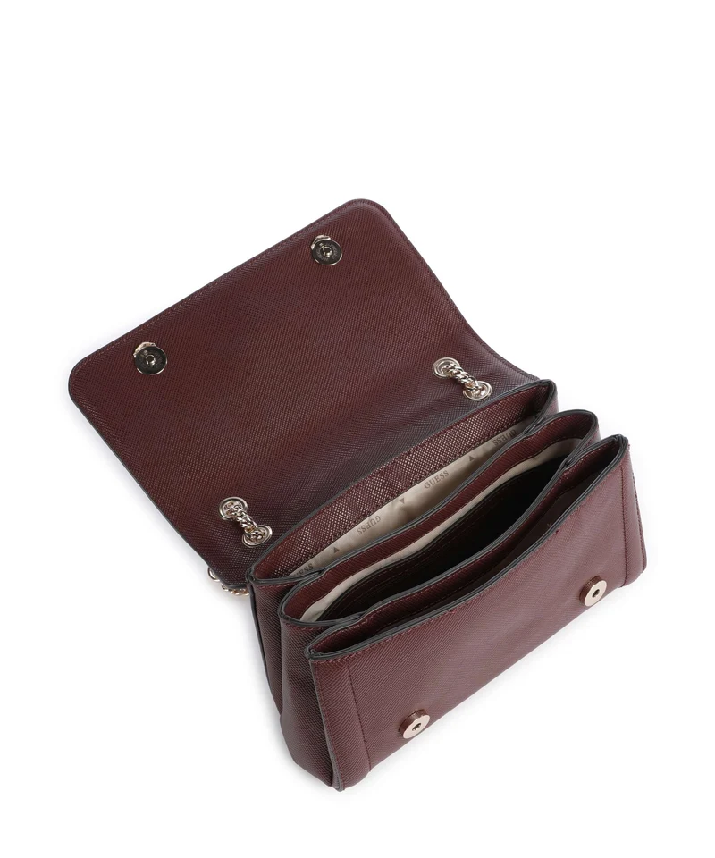 Guess Noelle II Schultertasche burgundy