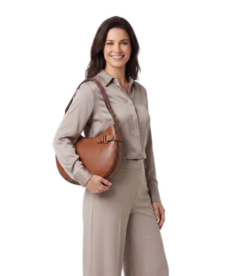 Lauren Ralph Lauren Tasha Large Schultertasche lauren tan