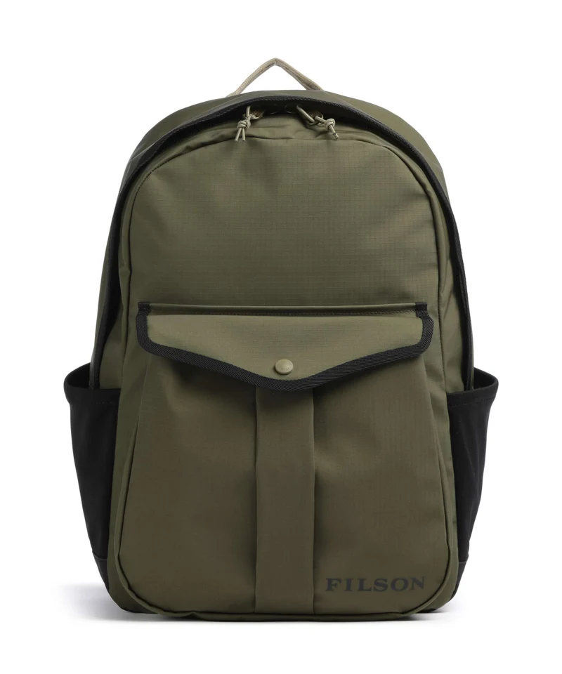 Filson Tin Cloth Rucksack olive/black/covert