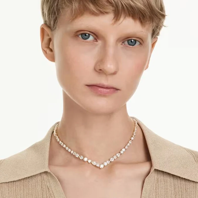 Swarovski Mesmera Goldfarbene Halskette 5743826