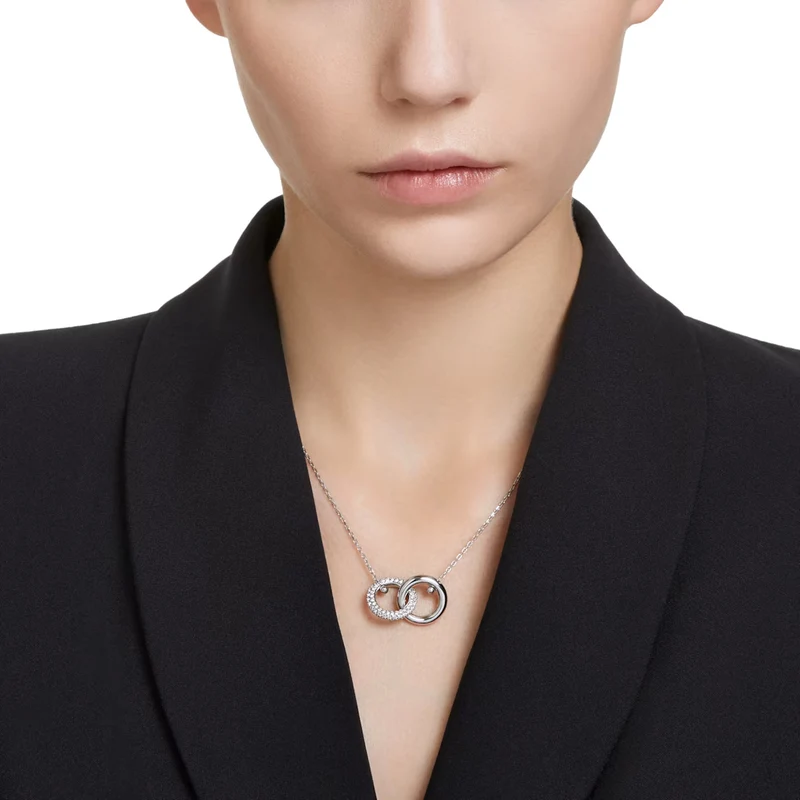 Swarovski Dextera Silberfarbene Anhänger 5670251 (Länge: 38.00 - 45.00 CM)