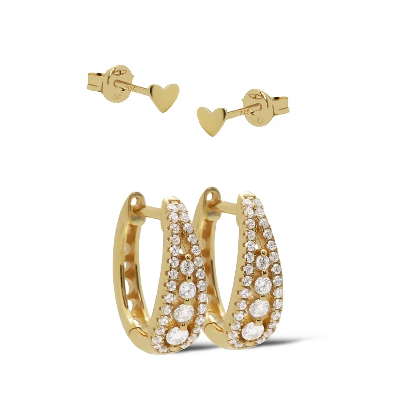 Karma 925 Sterling Silver Ariella Earparty EPV41GP