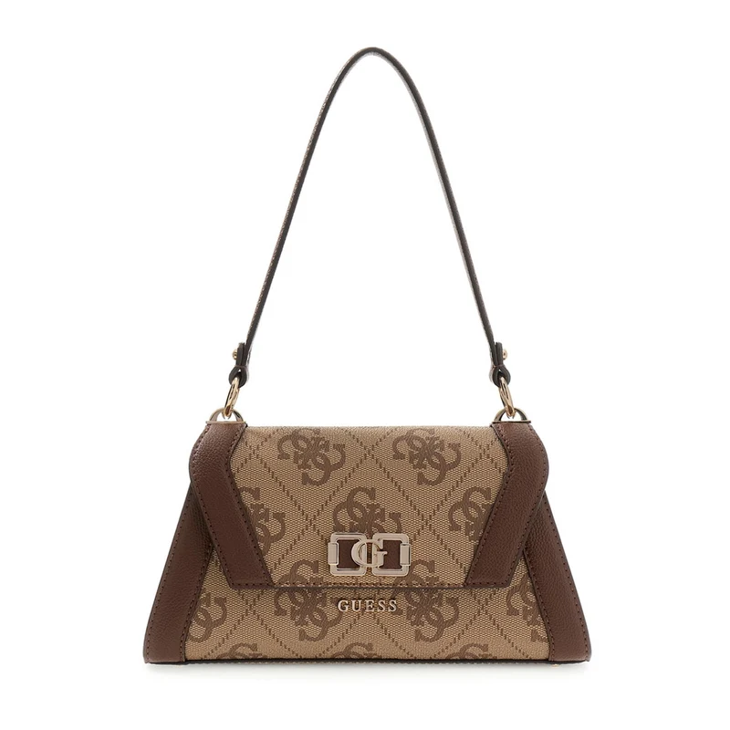 Guess Karnilla Brown Flap Shoulder Bag HWOS99-1190-LGW