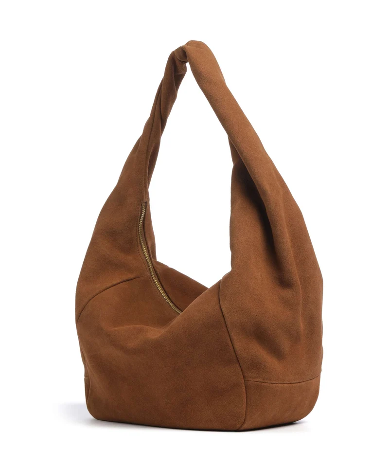 Liebeskind Farrah II Hydro Suede M Beuteltasche brown