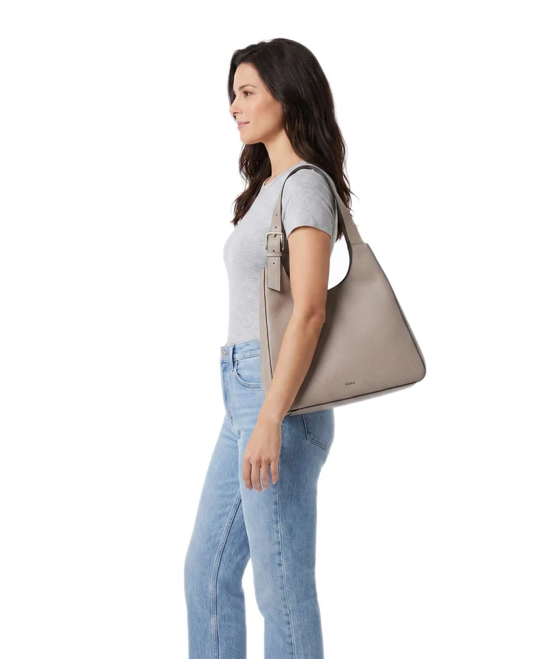 Furla Dora L Shopper cachemire gray