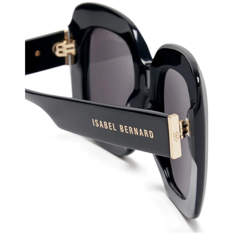 Isabel Bernard La Villette Rive Schwarz Quadratisch Sonnenbrille IB400003-01-01
