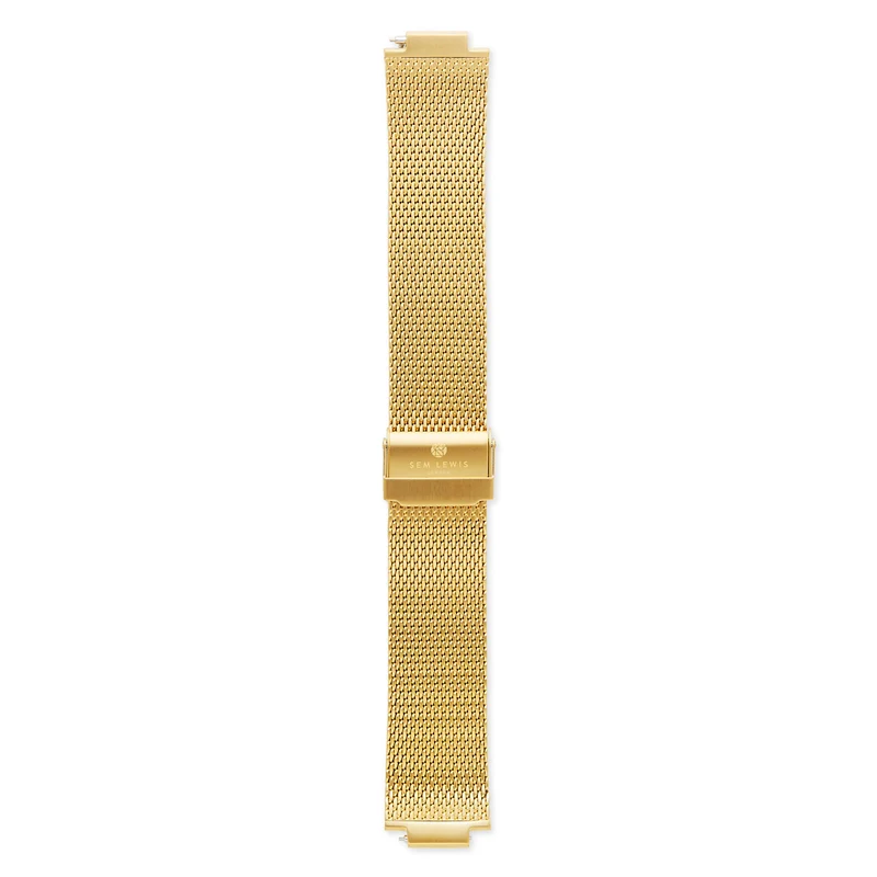 Sem Lewis Moorgate Mesh Strap 24mm Goldfarbene SL620006