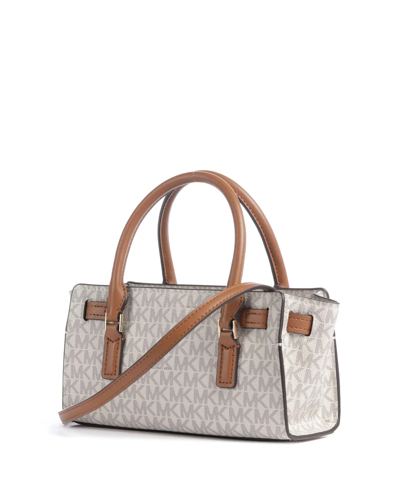 Michael Kors Hamilton Moderne XS Handtasche vanilla/acorn