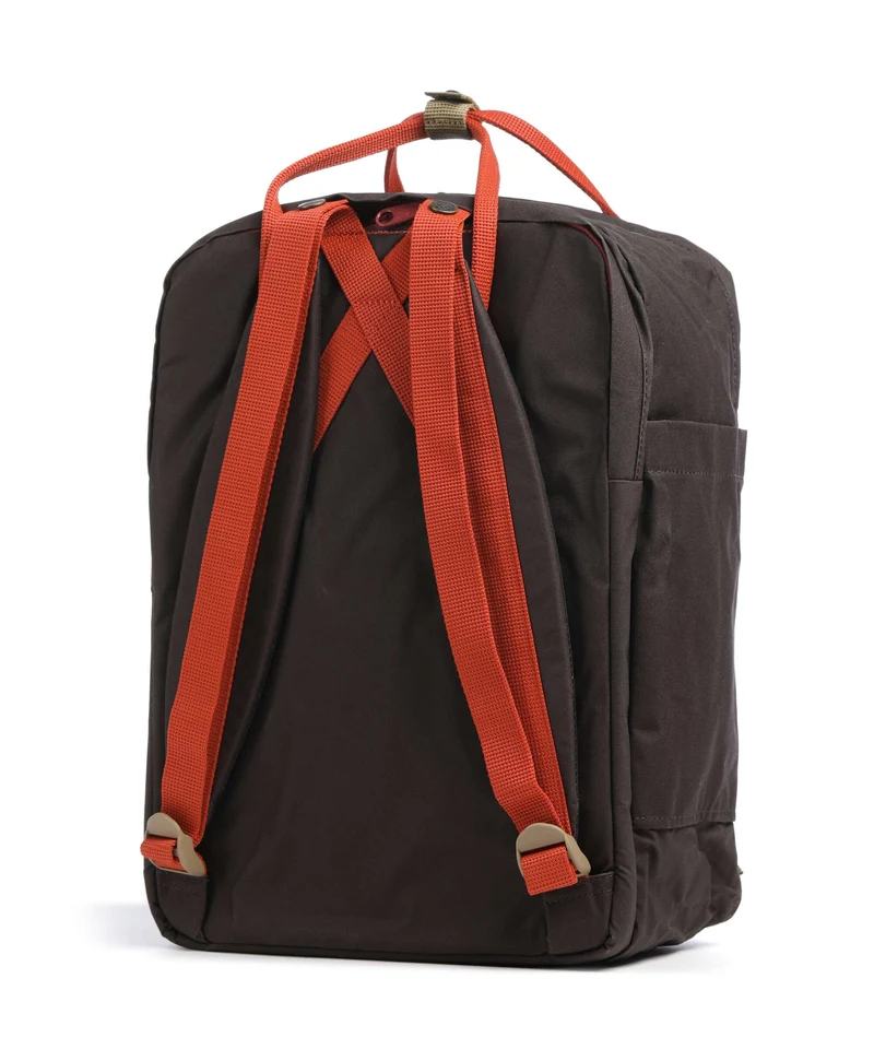 Fjällräven Kånken Laptop 15" Laptoptasche black oak/rowan red