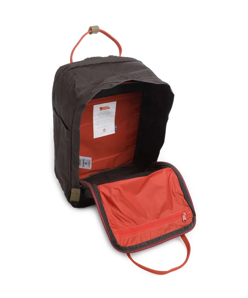 Fjällräven Kånken Laptop 15" Laptoptasche black oak/rowan red