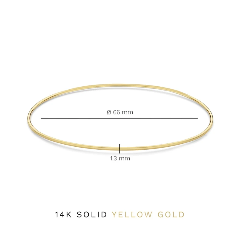 Isabel Bernard Cour d'Honneur Adora 14 Karat | Gold Bangle IB320109
