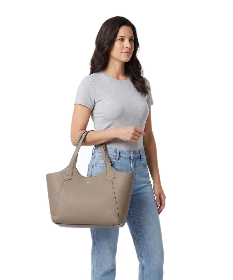 BOSS Lenah Shopper brown overflow