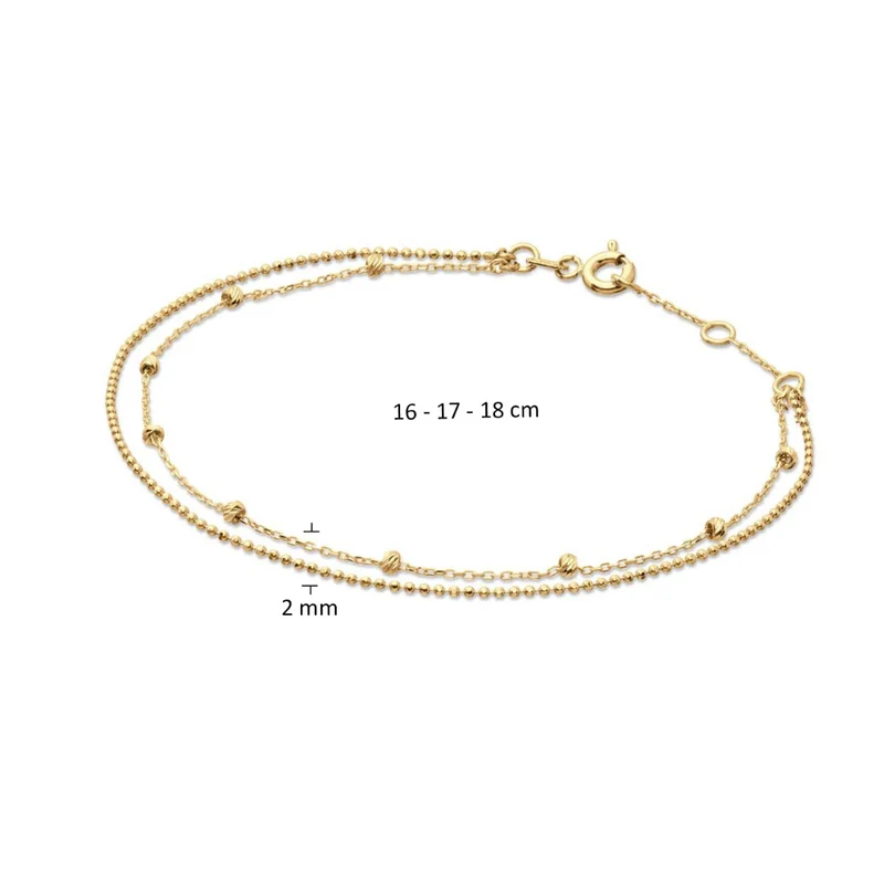 Jackie Gold Marco Polo 14 Karat Gold Bracelet JKB24.472