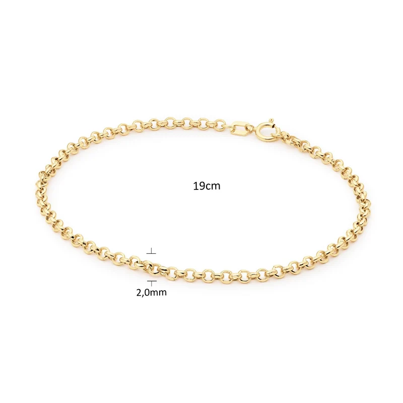 Jackie Gold Menton Armband Aus 14 Karat Gold 585 JKB25.504