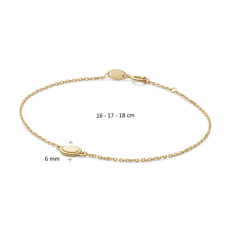 Jackie Gold Amsterdam 14 Karat Gold Bracelet JKB25.575