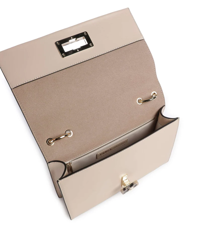 Furla Amelia M Schultertasche cotone