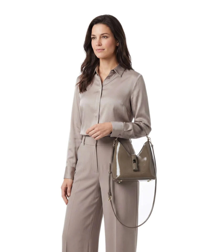 Furla Iride Mini Handtasche muddy gray