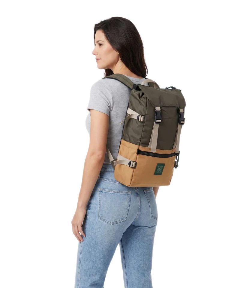 Topo Designs Rover Classic Rucksack woodland/brown oak