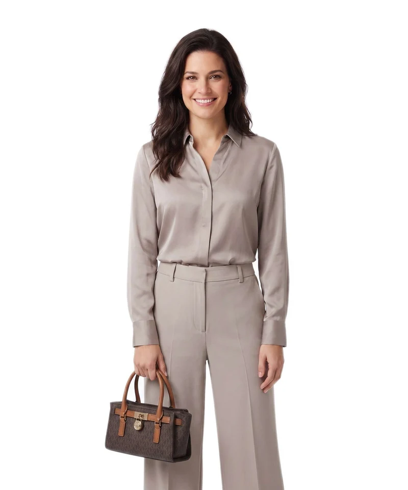 Michael Kors Hamilton Moderne XS Handtasche brown/acorn