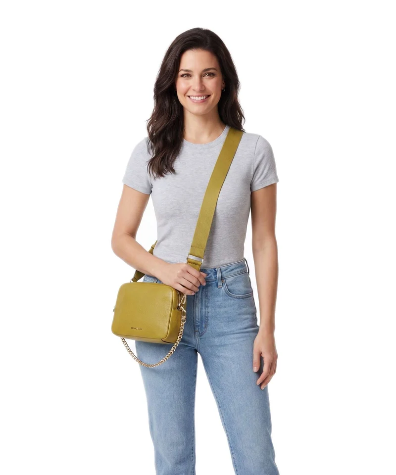 Michael Kors Bryant Medium Umhängetasche chartreuse