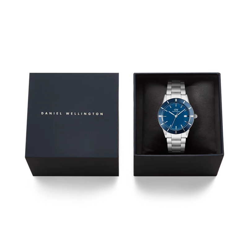 Daniel Wellington Iconic Paradigma Blu Arctic Enamel Herrenuhr DW00100820