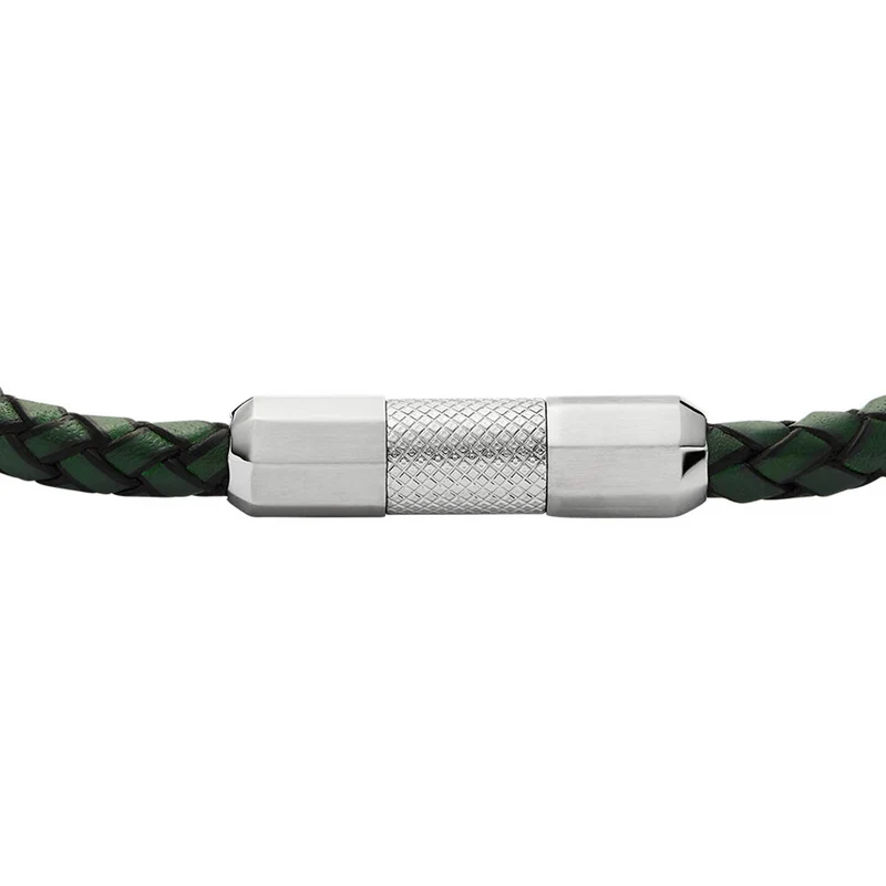 Fossil Knox Green Stainless Steel Bracelet JF04919040