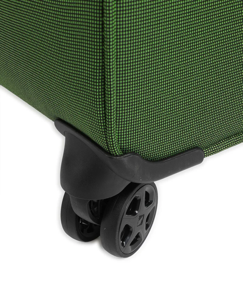 Travelite Cubis 4-Rollen Trolley Set green