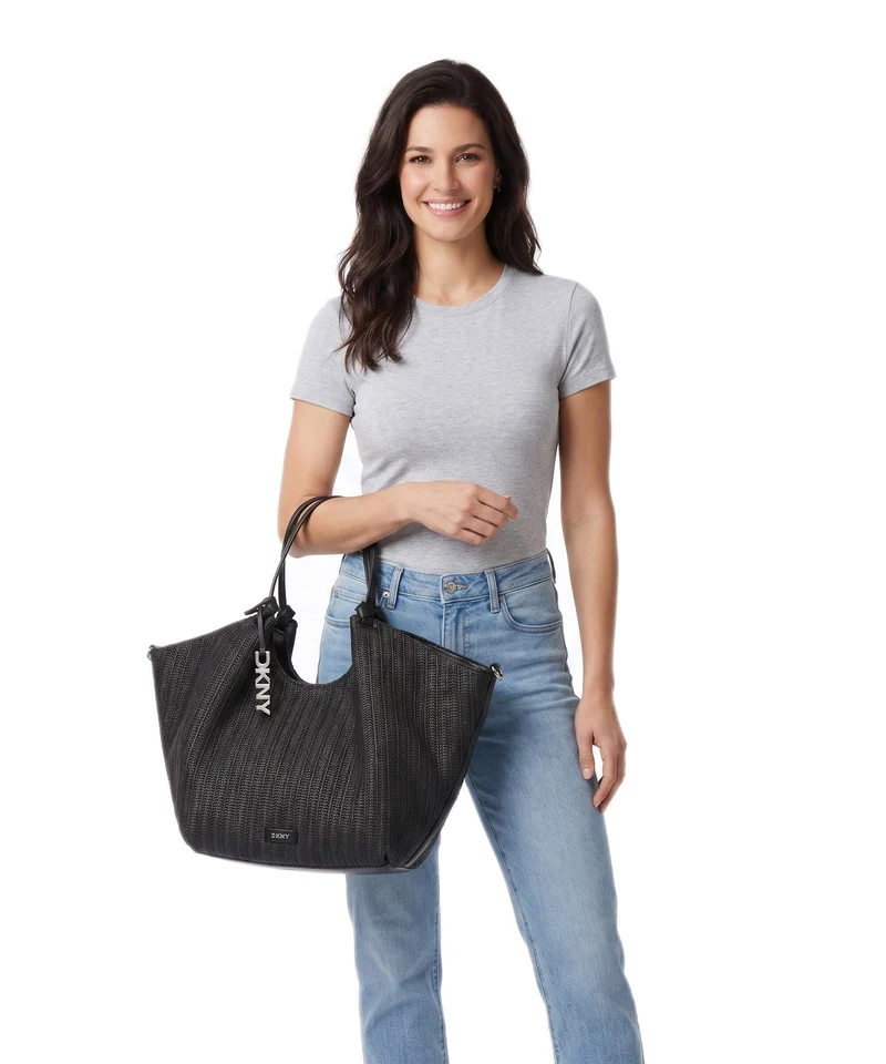 DKNY Paula Large Shopper black/silver