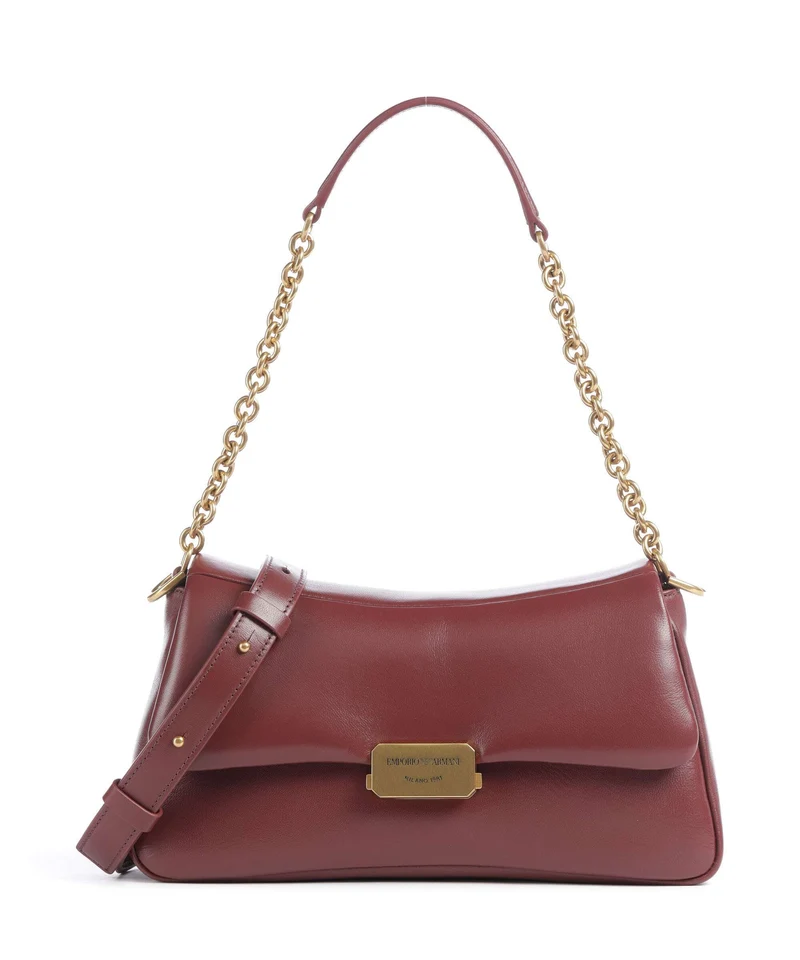 Emporio Armani Cassandra M Schultertasche foliage