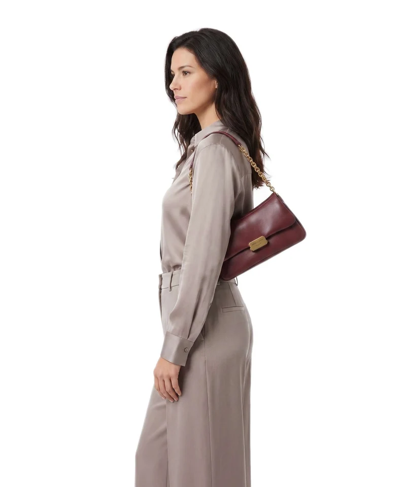 Emporio Armani Cassandra M Schultertasche foliage