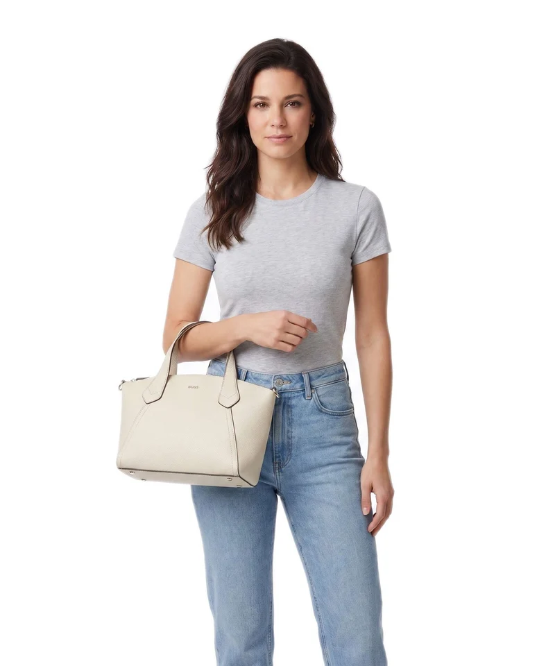 BOSS Lenah S Handtasche open white