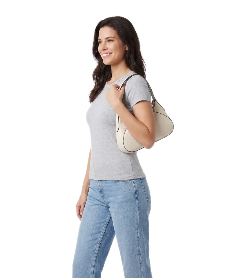 BOSS Lenah Schultertasche open white