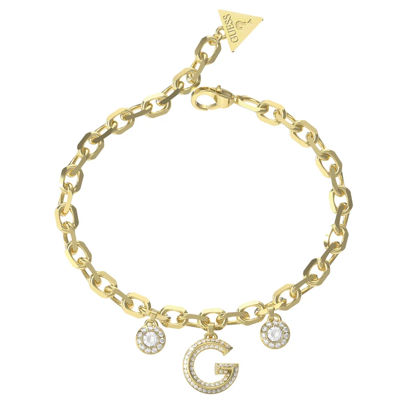 Guess G Crystal Gold Bracelet JUBB05445JWYGS