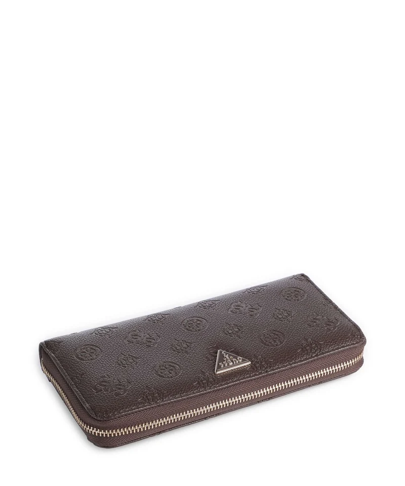 Guess Blake Large Geldbörse brown logo