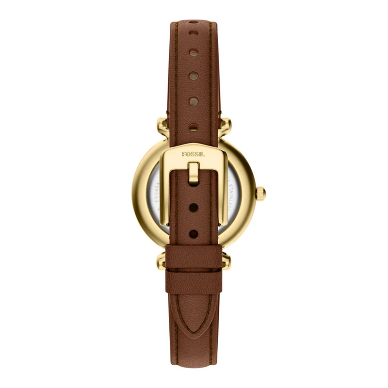 Fossil Carlie Round White Dial Watch ES5464