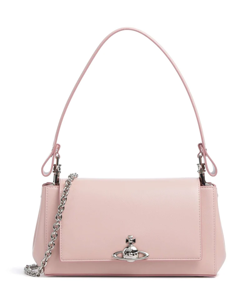 Vivienne Westwood Hazel Smooth Medium Schultertasche pastel pink