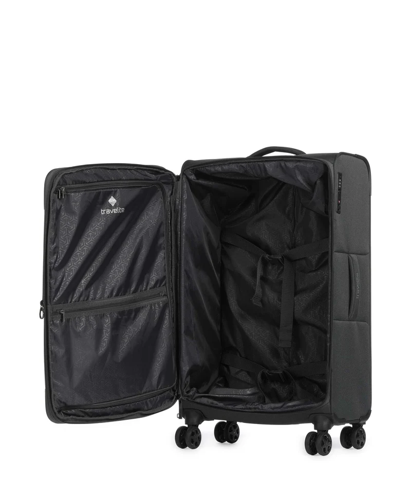Travelite Cubis 4-Rollen Trolley anthracite