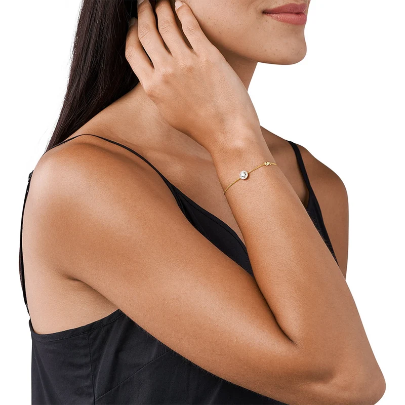 Michael Kors Premium 925 Sterling Silber Goldfarbene Armband MKC1206AN710 (Länge: 22.00 cm)